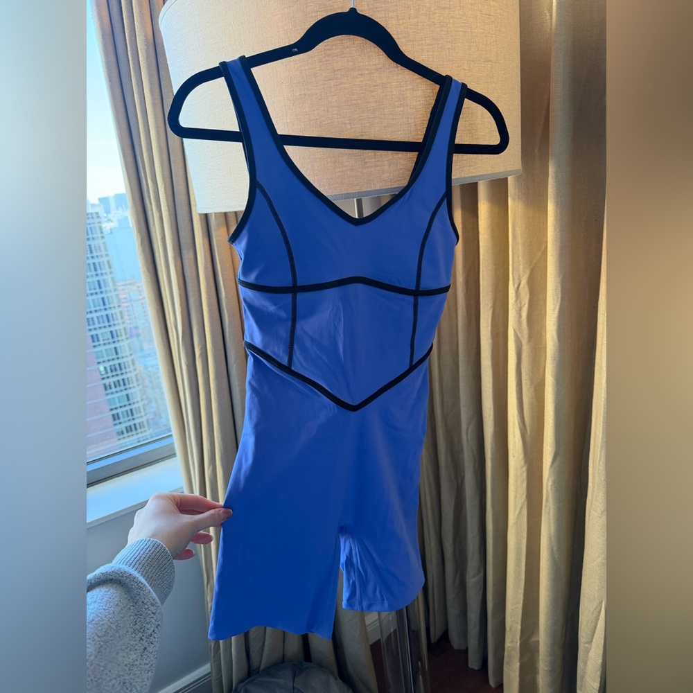 Blue Sleeveless Jumpsuit